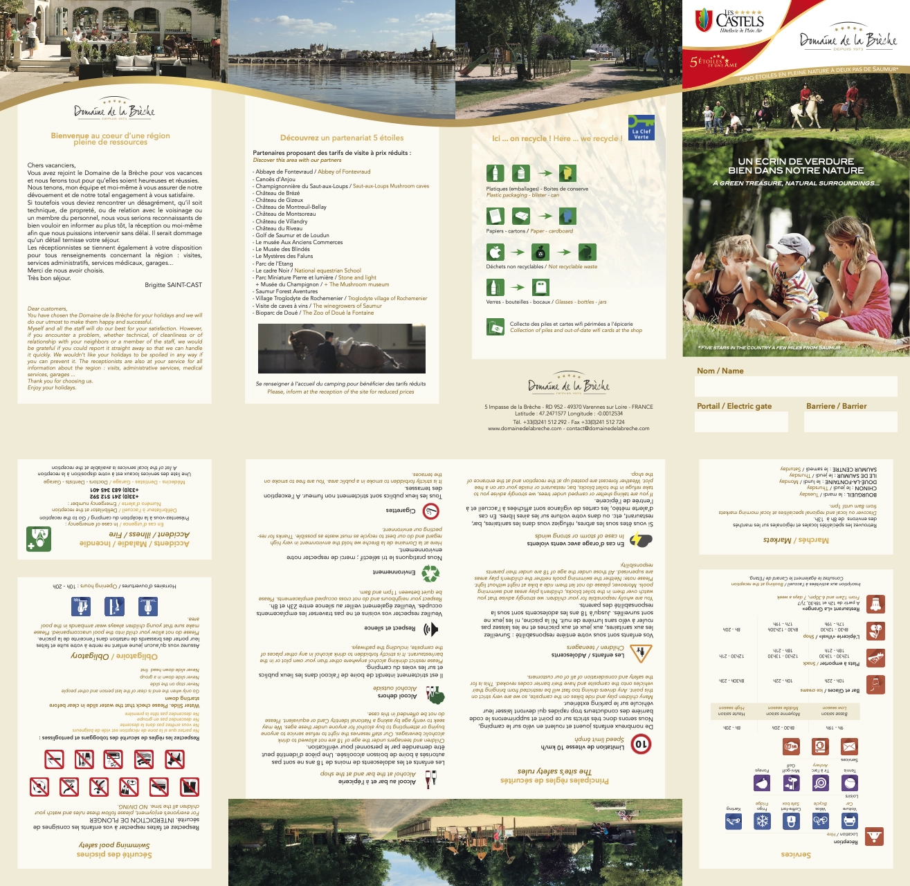 Domaine de la Brèche supports print