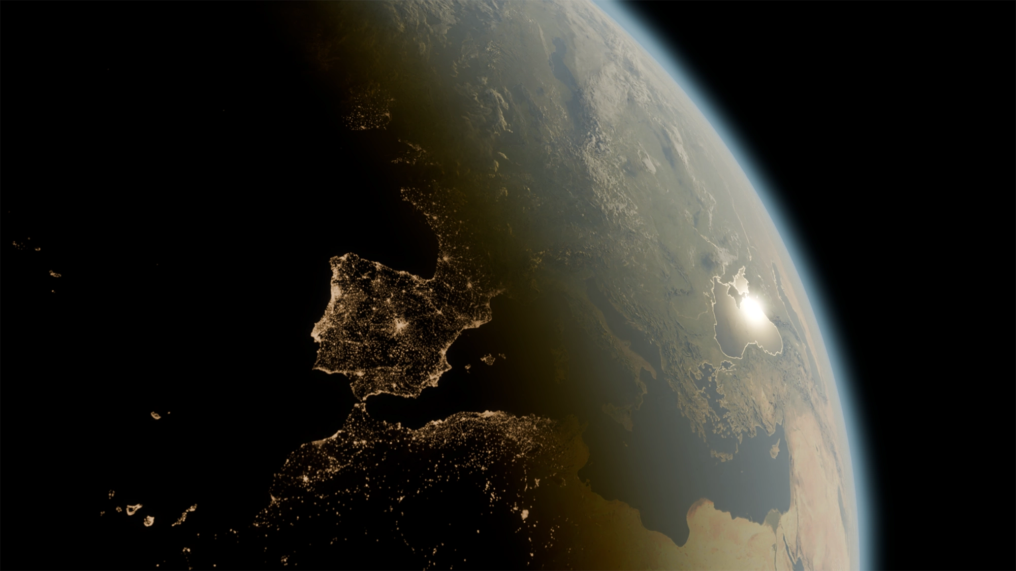 Terre rendu 3D