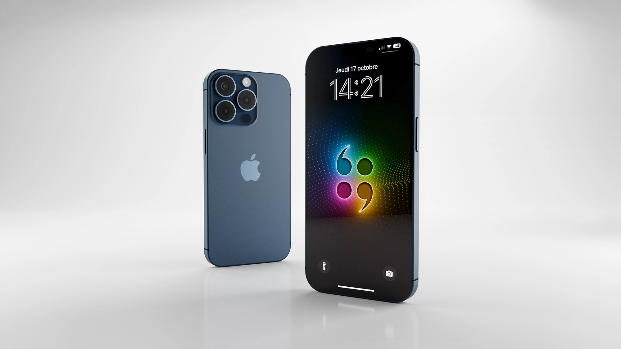 iPhone 15 Pro rendu 3D