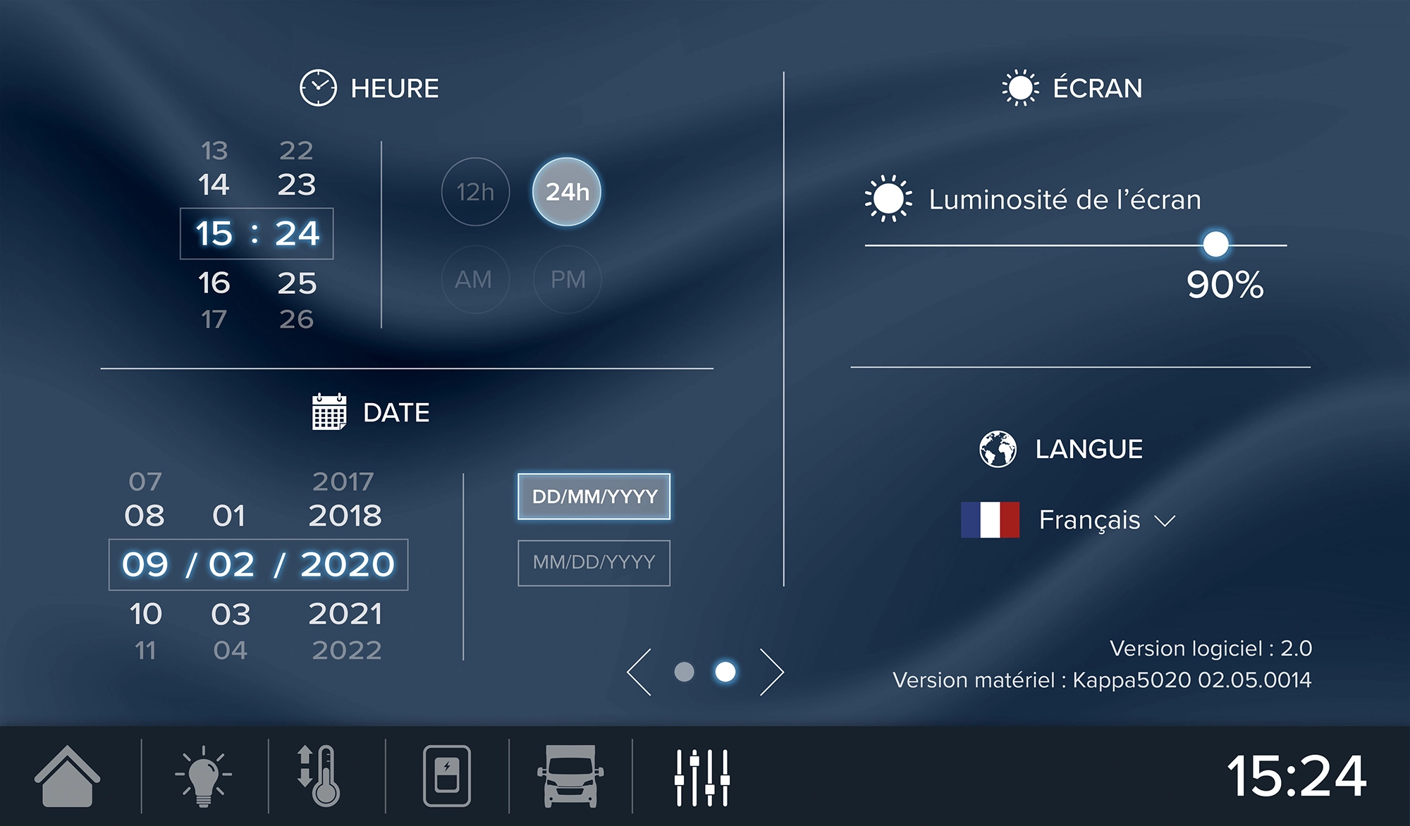 Interface Xperience Pilote véhicule